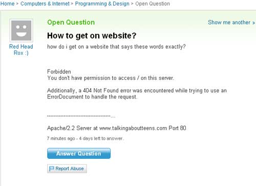 Αστείες ερωτήσεις στο Yahoo! Answers