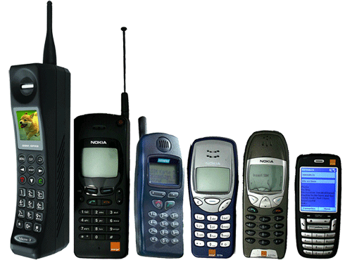 Εξέλιξη των κινητών τηλεφώνων