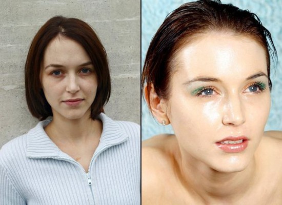 Γυναίκες με ή χωρίς μακιγιάζ