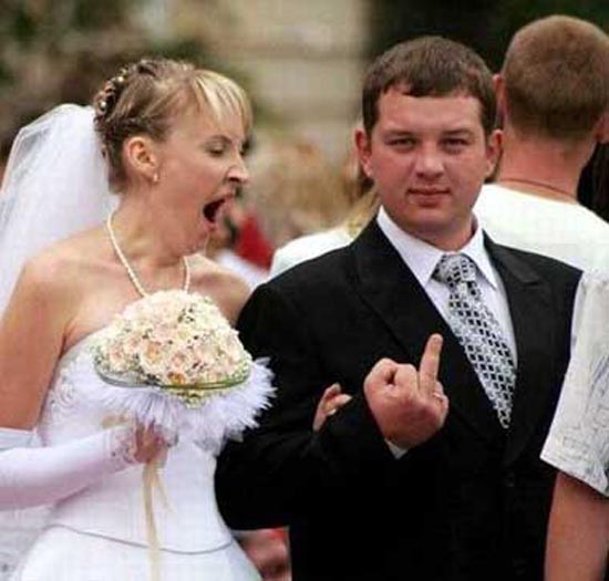Αστείες φωτογραφίες γάμων