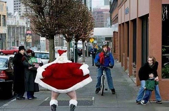 Funny Santa