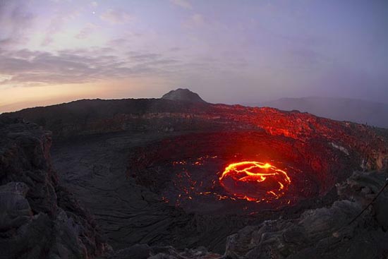 Λίμνη λάβας στο ηφαίστειο Erta Ale της Αιθιοπίας