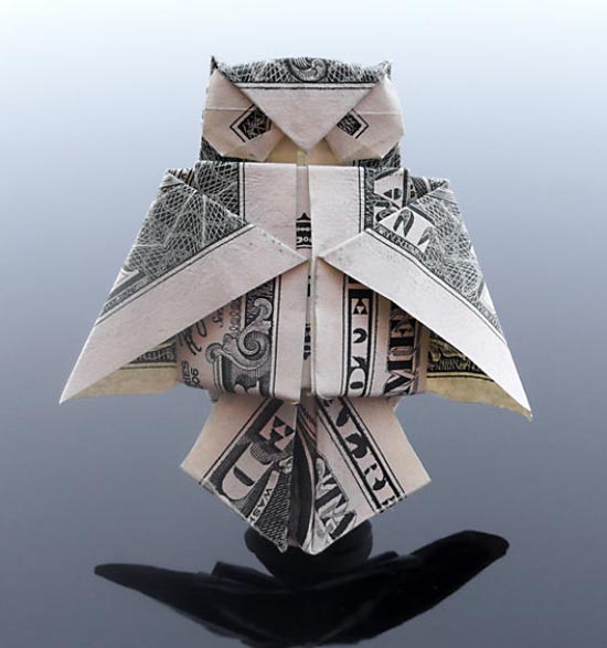Υπέροχη τέχνη origami με χαρτονομίσματα (1)