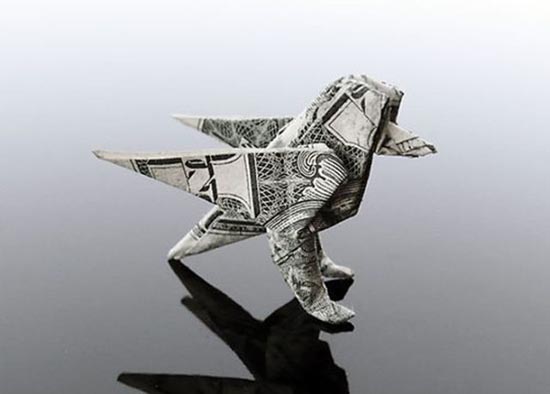 Υπέροχη τέχνη origami με χαρτονομίσματα (11)