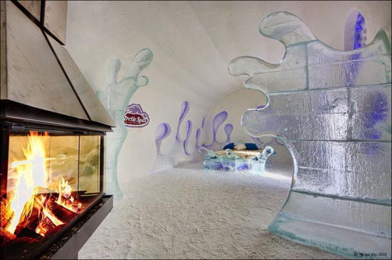 Απίστευτο ξενοδοχείο από πάγο στον Καναδά (9)