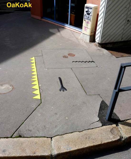 Χιουμοριστική τέχνη του δρόμου από τον OaKoAk (20)