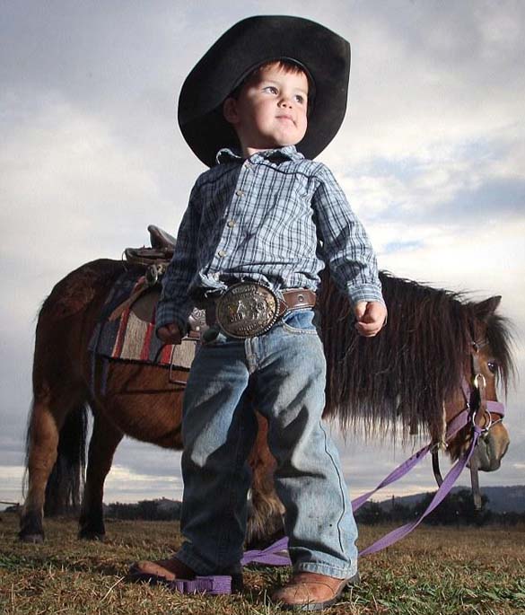 Ο μικρότερος cowboy στον κόσμο (1)