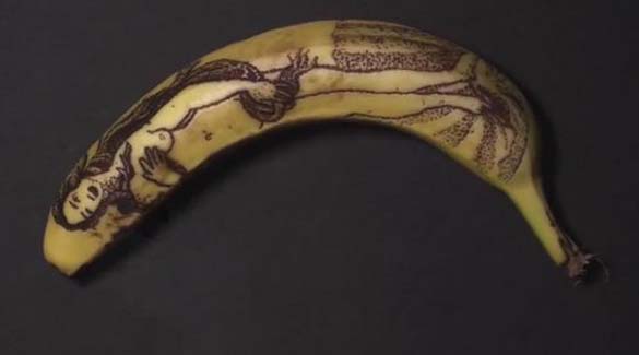Μετατρέποντας μια μπανάνα σε έργο τέχνης (3)