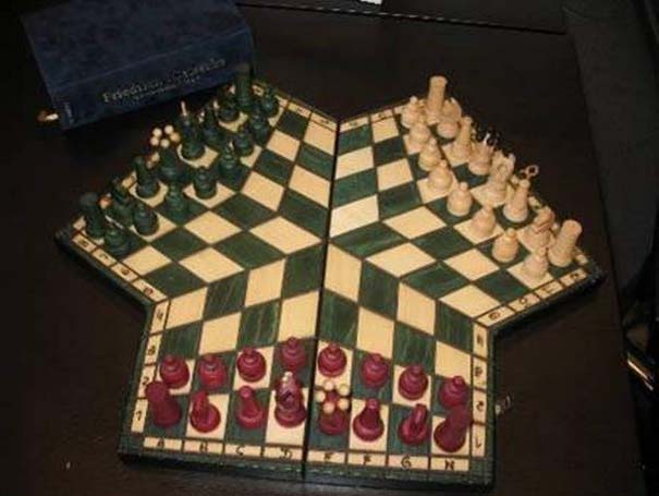 Σκάκι σε παράξενες και ασυνήθιστες μορφές (8)