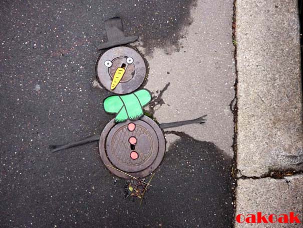 Χιουμοριστική τέχνη του δρόμου από τον OaKoAk (11)