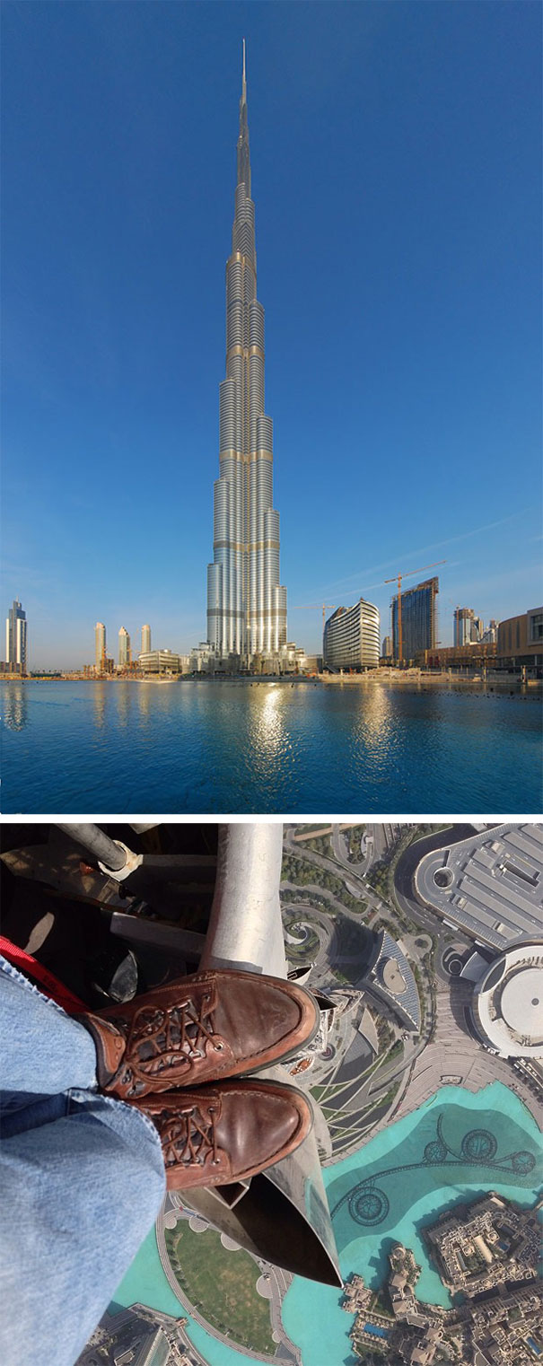 Στέκοντας στην υψηλότερη οροφή κτηρίου στον κόσμο | Φωτογραφία της ημέρας
