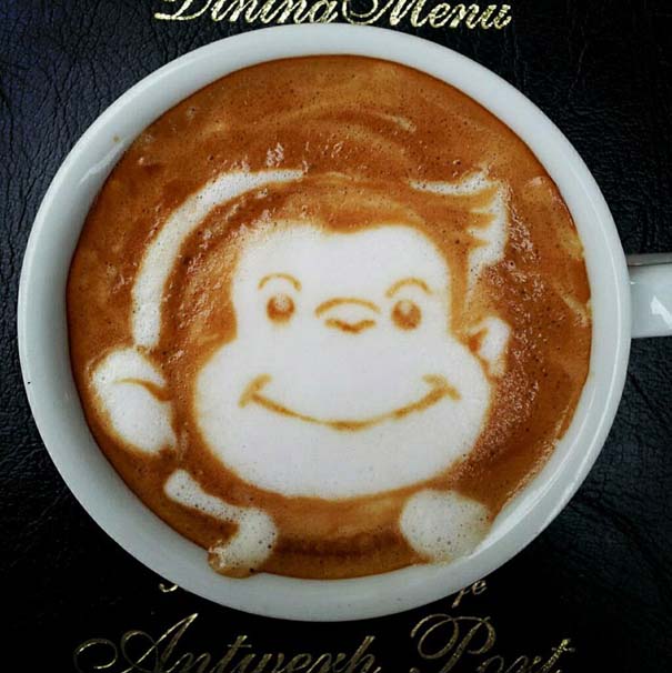 Υπέροχη τέχνη σε καφέ (14)