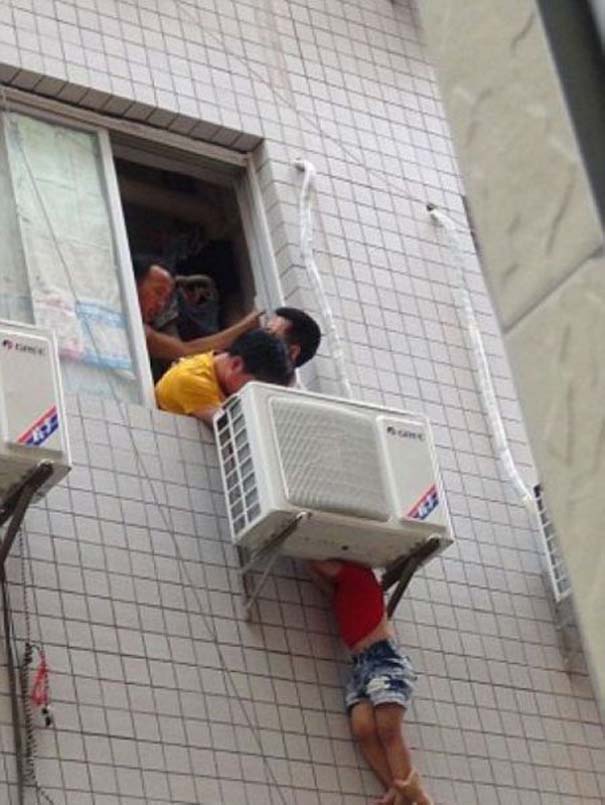 Ένα Air condition έσωσε τη ζωή 5χρονου στην Κίνα (5)