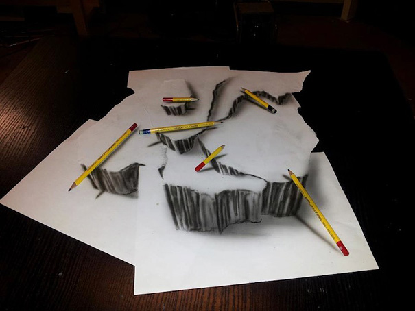 Εκπληκτικές 3D ζωγραφιές που «βγαίνουν» απ' το χαρτί (7)
