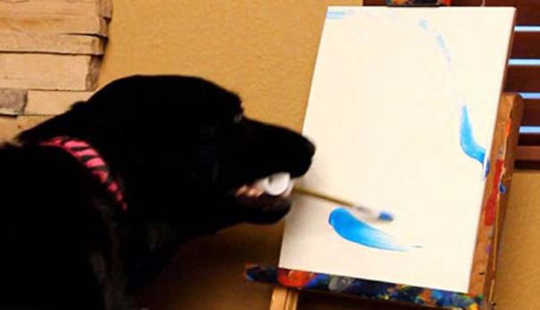 Ο σκύλος - ζωγράφος (1)