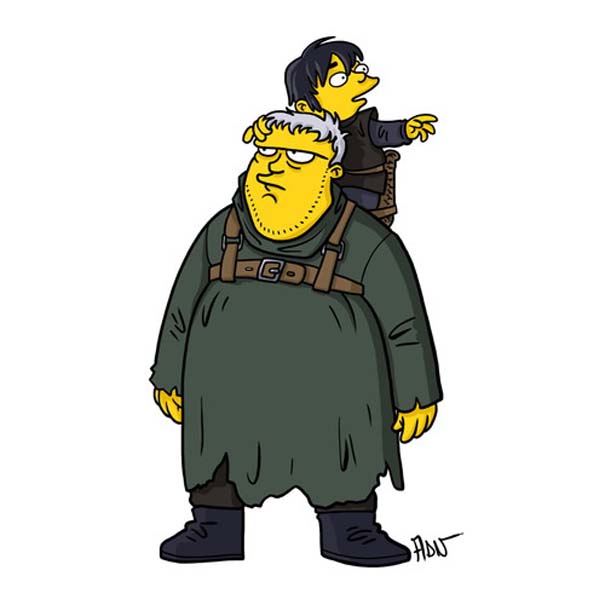 Οι ήρωες του Game of Thrones με τη μορφή των Simpson (4)