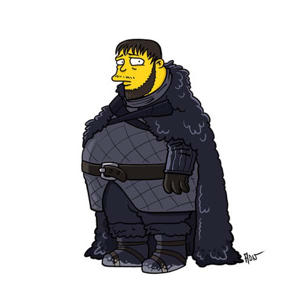 Οι ήρωες του Game of Thrones με τη μορφή των Simpson (10)