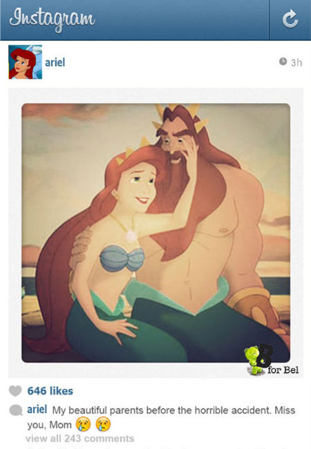 Αν οι πριγκίπισσες της Disney είχαν Instagram