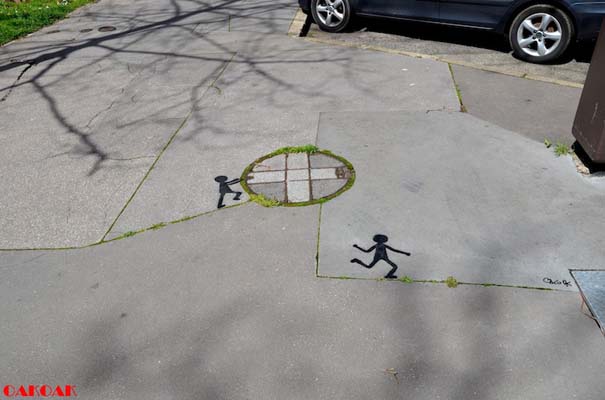 Χιουμοριστική τέχνη του δρόμου από τον OaKoAk (3)