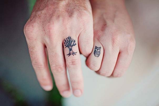 Ζευγάρια που έκαναν τατουάζ αντί για βέρες (9)
