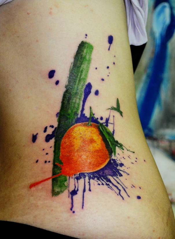 Καλλιτεχνικά τατουάζ που μοιάζουν με υδατογραφίες (11)