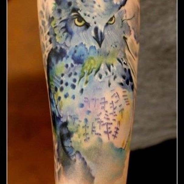 Καλλιτεχνικά τατουάζ που μοιάζουν με υδατογραφίες (12)