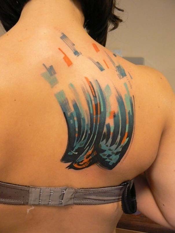 Καλλιτεχνικά τατουάζ που μοιάζουν με υδατογραφίες (14)