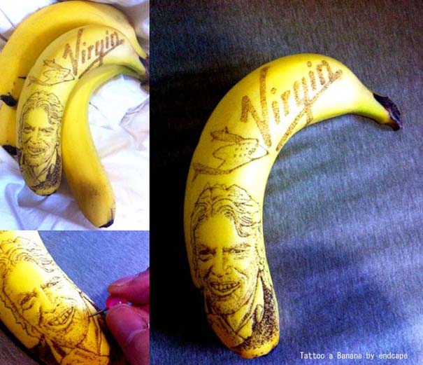 Τατουάζ σε μπανάνες (1)