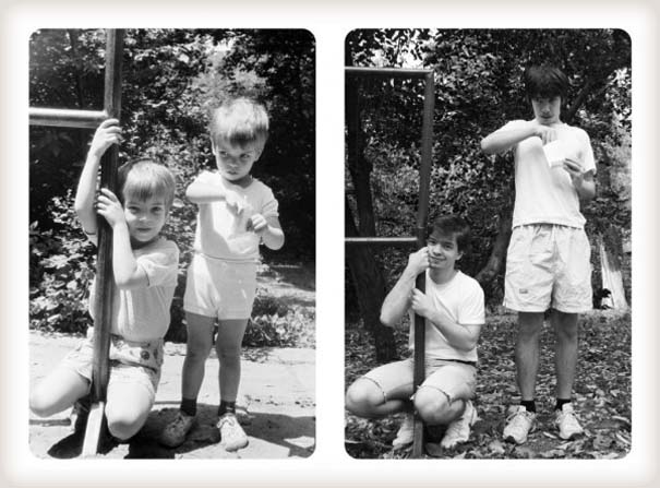 20 χρόνια μετά: Δυο αδέρφια δημιουργούν εκ νέου τις παιδικές τους φωτογραφίες (13)