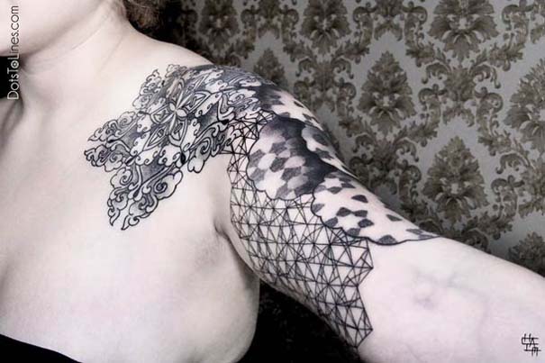 Γεωμετρικά τατουάζ από τον Chaim Machlev (25)