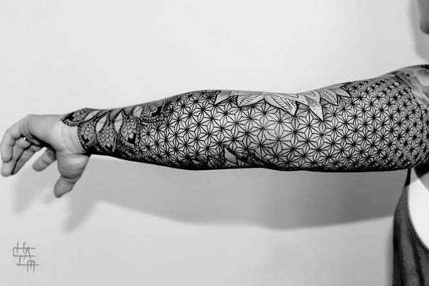 Γεωμετρικά τατουάζ από τον Chaim Machlev (27)