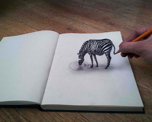 Εκπληκτικές 3D ζωγραφιές που «βγαίνουν» απ' το χαρτί (2)