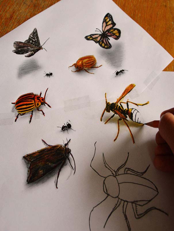 Εκπληκτικές 3D ζωγραφιές που «βγαίνουν» απ' το χαρτί (3)