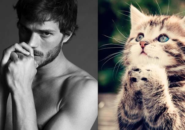 Άνδρες και γάτες στις ίδιες ξεκαρδιστικές πόζες (3)