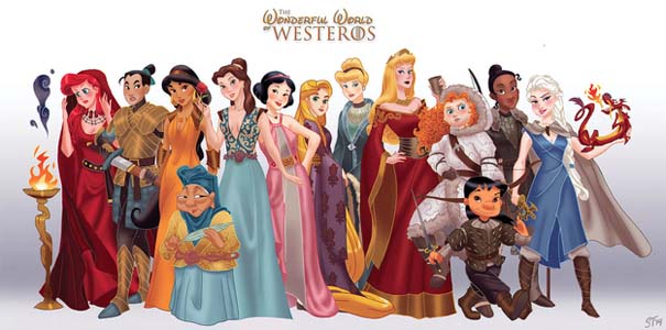 Αν οι πριγκίπισσες της Disney ήταν χαρακτήρες στο «Game Of Thrones» (14)