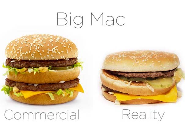 McDonald's: Διαφημίσεις vs πραγματικότητα (2)