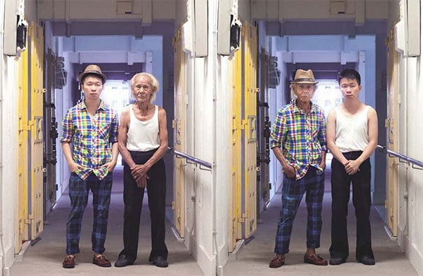 Νεαροί ανταλλάσσουν ρούχα με τους παππούδες τους