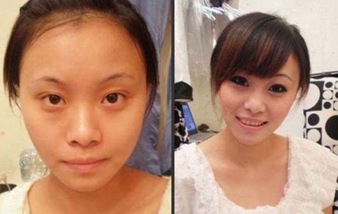 Ασιάτισσες πριν και μετά το μακιγιάζ (4)