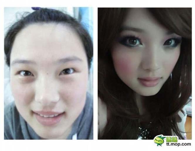 Ασιάτισσες πριν και μετά το μακιγιάζ (15)