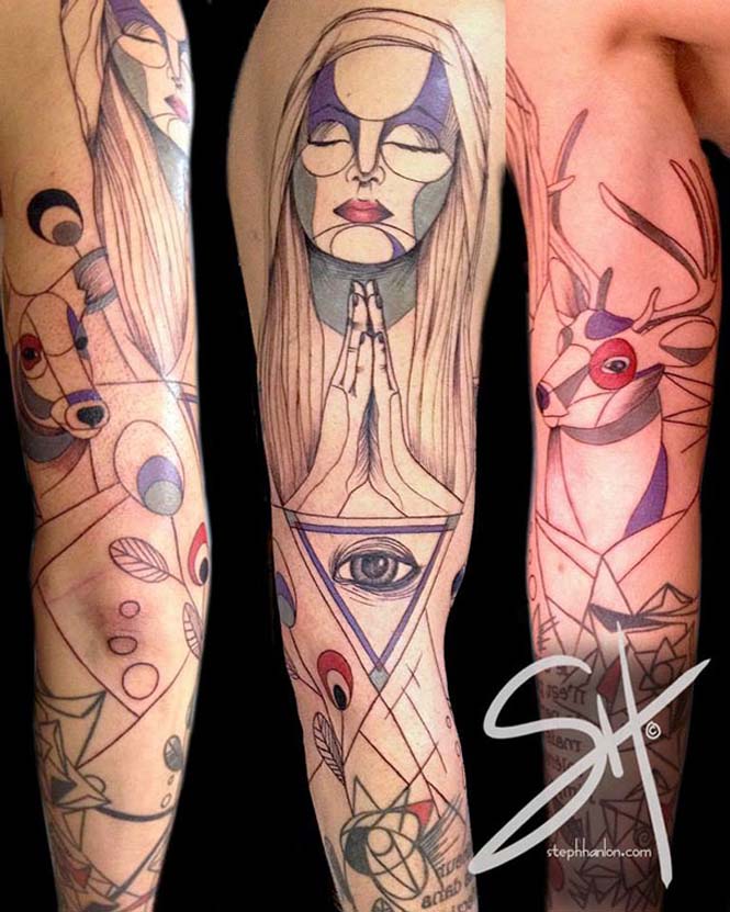 Μοντέρνα τατουάζ από την Steph Hanlon (17)