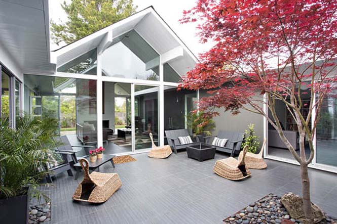 Μοντέρνο σπίτι στην Καλιφόρνια με υπέροχη εσωτερική βεράντα (1)
