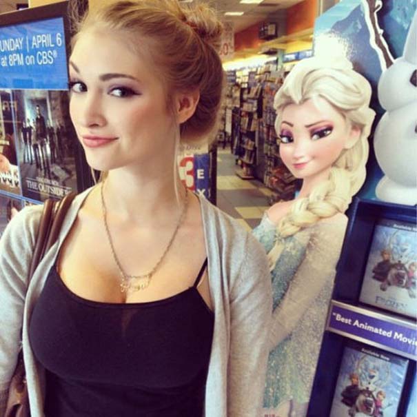 Η κοπέλα που έγινε γνωστή για την ομοιότητα της με την πριγκίπισσα του Frozen (1)