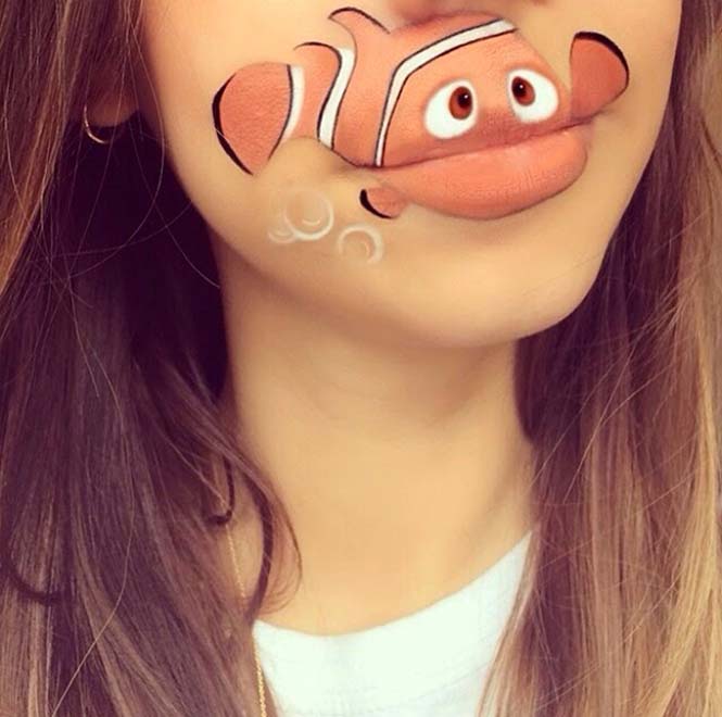 Makeup artist μετατρέπει τα χείλη της σε διασκεδαστικά καρτούν (22)