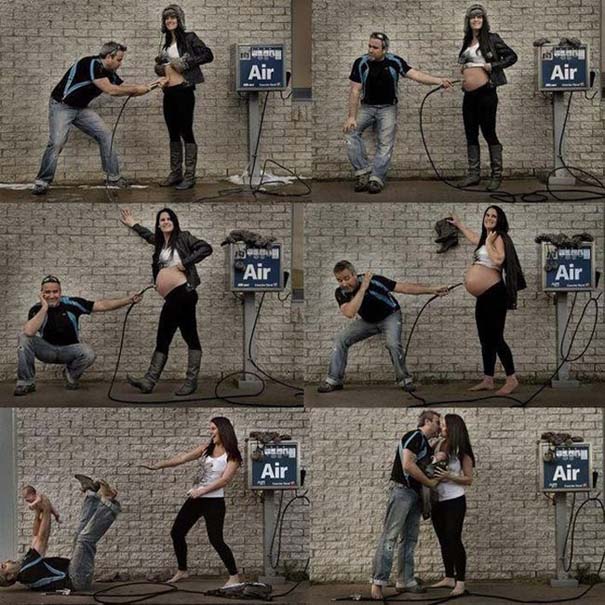 Αστείες & εκκεντρικές φωτογραφίες εγκυμοσύνης (3)