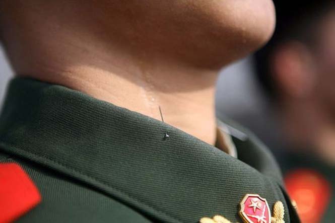 Εκπαίδευση κινέζικης αστυνομίας για την στρατιωτική παρέλαση (5)