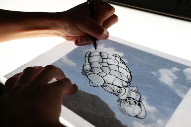 Καλλιτέχνης φωτογραφίζει τα σύννεφα και ζωγραφίζει αυτό που βλέπει πάνω τους (19)