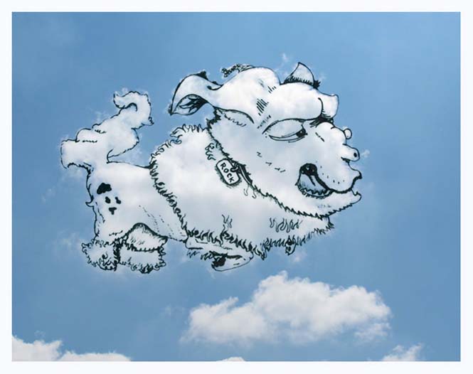 Καλλιτέχνης φωτογραφίζει τα σύννεφα και ζωγραφίζει αυτό που βλέπει πάνω τους (10)