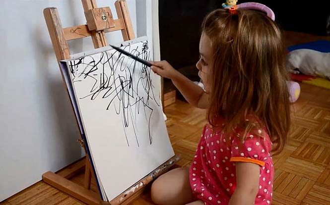 Μητέρα μετατρέπει τα σκίτσα της 2χρονης κόρης της σε πίνακες ζωγραφικής (7)