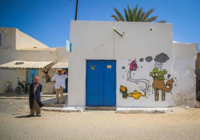 Νησί στην Τυνησία με τέχνη του δρόμου (7)