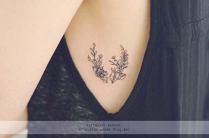 Μινιμαλιστικά τατουάζ από την Seoeon (6)